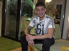 Masked MILF hosts wild sex party with Mike's monster cock, getting bent over rough.