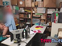 Naiomi Mae Strips Naked In Shop