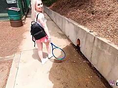Real Teen 18+ Haley Spades Drilled After Tennis