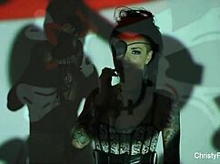 Christy Mack the pirate masturbates in high definition halloween costume!