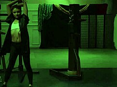 Smalltitted teen feels every inch from her trainer's deep thrusts