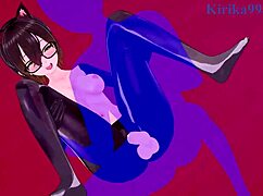 roboco-san fucks uruha rushia intensely