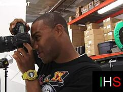 Man, fantastic sex with black couple going at it hard!