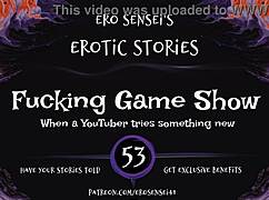 this fucking game show has erotic audio for women, with masturbation and orgasms