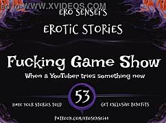 this fucking game show has erotic audio for women, with masturbation and orgasms