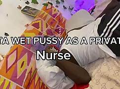 anita's wet pussy in private nurse role