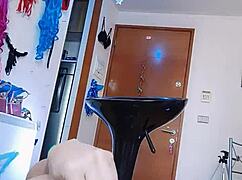 Pepina Takes Thick Cucumber Anal Without Complaints