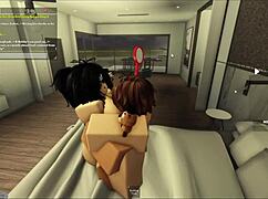 intense bath time with wife and friend