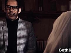 Mick Blue and Zac Wild Feed Joanna Angel's Mouth and Pussy