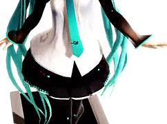 Nude 3D Anime Girl Masturbates Sexily