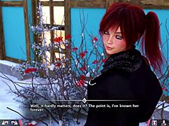 Hot redheads play sex game