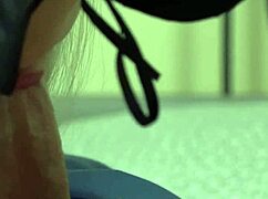 Stepmom sucks stepson dry, swallowing mouthful of cum