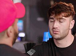 gay firefighters michael boston and dillon diaz hook up in the club