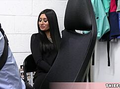 Hey Vikki Valentine, caught shoplifting, now paying with that tight pussy?