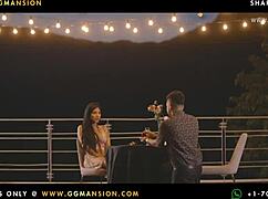 Blonde Babe Gives Blowjob To Black-Haired One Ggmansion