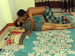 tight pussy couple enjoys big cock sex at home