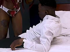 Slut with big tits fucks monster cock passionately