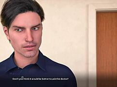 Redhead Selina in 3D anime hentai game route with big ass and tit focus