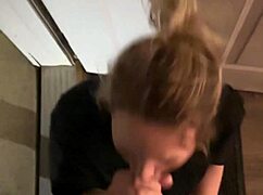 we're trying to get caught having sex in the hotel doorway, boobs out and all