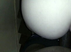 blond girl enjoys big black cock deeply.