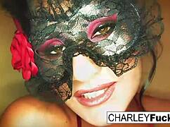 charley chase wears some sexy lingerie and stockings
