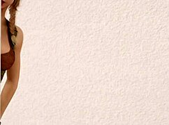 In lust theory, blonde and brunette share handjob in 3d