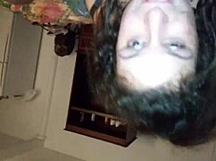 White slut giving bbc blowjob and cumshot