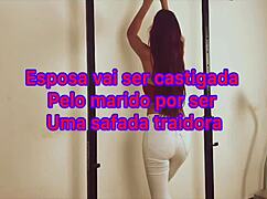 wife says she was punished for betrayal with licking and pussy play