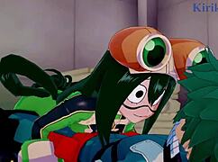 Tsuyu Asui Fucks Izuku Midoriya Creampie