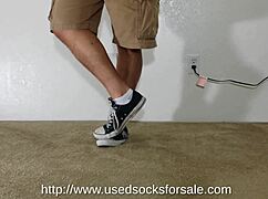 gay DOMINATION & DIRTY SOCK FETISH sucking roleplay