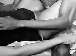 ebony amateur rides cock and fucks