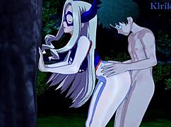 Tsuyu Asui Fucks Izuku Midoriya Creampie