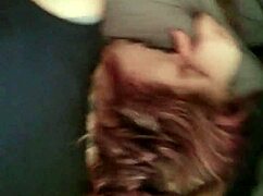 A thick redhead young adult enjoys her day.