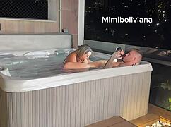 French Filoufitt's big cock destroyed my pussy in Medellin, making me squirt 😍