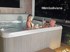 French Filoufitt's big cock destroyed my pussy in Medellin, making me squirt 😍