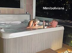 French Filoufitt's big cock destroyed my pussy in Medellin, making me squirt 😍