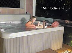 French Filoufitt's big cock destroyed my pussy in Medellin, making me squirt 😍