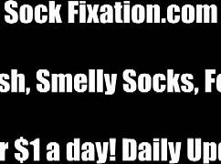 Footjob in Stockings Offer