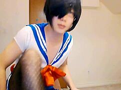 alicexiao shemale rocks solo webcam cumshot show