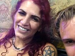 i watch alemão tatuador and melissa devassa in backstage fun
