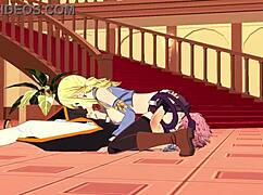 Lucy Natsu Fairy Tail Hentai Blowjob Handjob Cumshot Uncensored