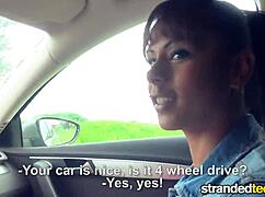 Ebony teen 18+ having sex outside!