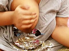 brother's wife boldly shows her big tits