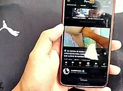 Latina Neighbors Watch Chubby Amateur Fuck Stepbrother Doggystyle on Balcony