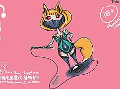 Chinese whore Alina toys and squirts in restaurant bathroom