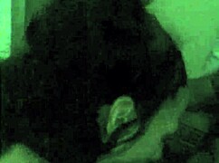 Amateur couple engages in blowjob and handjob while smoking a cigarette in the chair