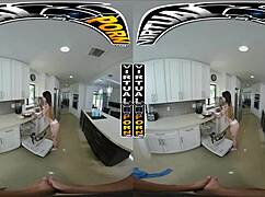 Valerica Steele Gets Dirty While Cleaning Dishes!