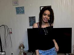 girlfriend blows neighbor's cock