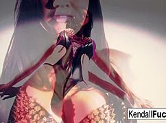 Kendall does sexy tease with stock fetish vibe! 😘