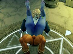 evil snow queen gets her big ass fucked and deepthroats cock in bdsm scene